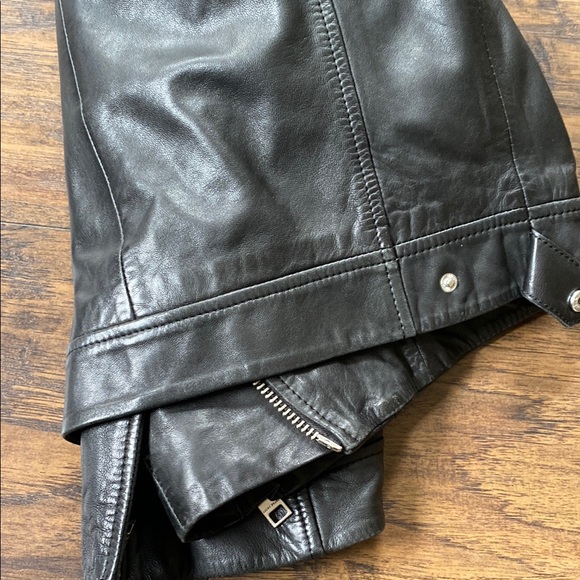 Lucky Brand Black Leather Jacket - Picture 8 of 8